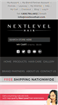 Mobile Screenshot of nextlevelhair.com